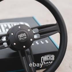 14 Double Barrel Style Steering Wheel Matte Black CHEVY GM TRUCKS