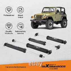 2.5 Lift Kit with Dual Steering Stabilizer For Jeep Wrangler TJ 4WD 6-Cyl 97-06
