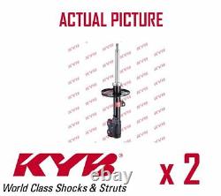 2 x FRONT AXLE SHOCK ABSORBERS PAIR STRUTS SHOCKERS KYB OE QUALITY 333388