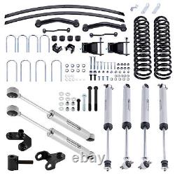 4.5 Lift Kit with Dual Steering Stabilizer For Jeep Cherokee XJ 2WD 4WD 84-01