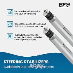 BFO Dual Steering Stabilizer withHardware For Dodge Ram 1500 4WD 4X4 94-99