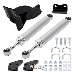 BFO Dual Steering Stabilizers Kit For Ram 2500 3500 2014-2022 4WD Fit 2.5+ Lift