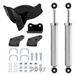 BFO Dual Steering Stabilizers Kit For Ram 2500 3500 2014-2022 4WD Fit 2.5+ Lift