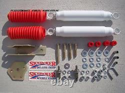 Dual Front Steering Stabilizer Shock Kit 94-97 Dodge Ram 1500-3500 4-wd