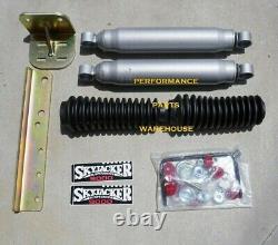 Dual Front Steering Stabilizer Shocks 1980-1997 Ford Bronco F150 F250 F350