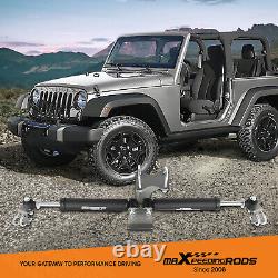 Dual Steering Stabilizer Kit for Jeep Wrangler JK 2007-2018 with 2''-6'' Lift