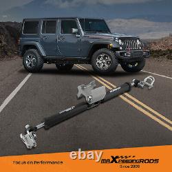 Dual Steering Stabilizer With Mount Brackets Kit for Jeep Wrangler JK 07-18
