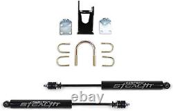 Fabtech Dual Stealth Series Opposing Style Steering Stabilizer Kit FTS8046