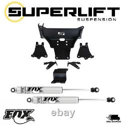 Fox 2.0 Dual Steering Stabilizer Shock Kit for 2005-2022 Ford F-250 F-350 SD