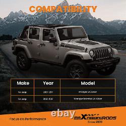 Front Dual Steering Stabilizer for Jeep Wrangler JK JKU 2WD 4WD 2007-2018