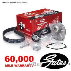 Gates Timing Cam Belt Water Pump Kit For Renault 19 Clio I Extra