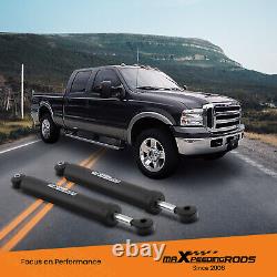 MaXpeedingrods Dual Steering Stabilizer for Ford F250/F350 Super Duty 05-22 4WD