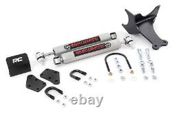 Rough Country 8749130 N3 Dual Steering Stabilizer For 05-22 F-250 SD F-350 SD