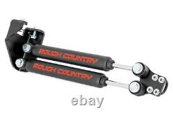 Rough Country Dual Steering Stabilizer for 1987-1995 Jeep Wrangler YJ 87307