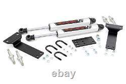 Rough Country V2 Dual Steering Stabilizer for Ford F250 F350 Super Duty 99-04