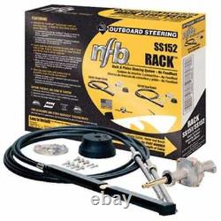 SeaStar SS15214 Dual Cable NFB Rack & Pinion 14ft Outboard Steering Kit Teleflex