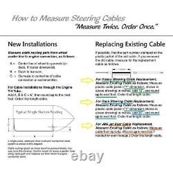 SeaStar SSC13513 Rack & Pinion Dual Cable Steering Cable13 Foot