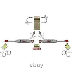 Skyjacker 9208 High Clearance Silver Dual Steering Stabilizer Kit