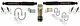 Skyjacker Steering Stabilizer Black Dual Kit For 98-02 Ram 1500/2500/3500 #8218