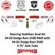 Skyjacker Steering Stabilizer Dual Kit 94-02 Ram 2500 3500 4wd With3.75 Axle Tube