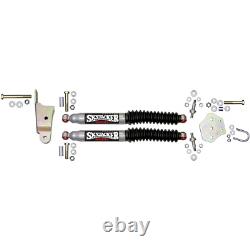 Skyjacker Steering Stabilizer Silver Dual Kit For 94-97 Ram 1500 2500 3500 #9217