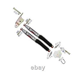 Skyjacker Steering Stabilizer Silver Dual Kit For 94-97 Ram 1500 2500 3500 #9217