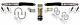 Skyjacker Steering Stabilizer Silver Dual Kit For 98-02 Ram 1500/2500/3500 #9218