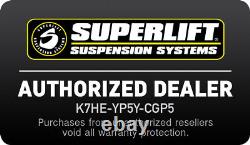 Superlift 92095 HighClearance Dual Steering Stabilizer Kit for 07-18 Wrangler JK
