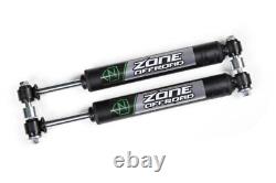 Zone Offroad Dual Steering Stabilizer Black FOR 2013 Ram 3500