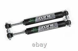 Zone Offroad Dual Steering Stabilizer-Black, for Ram 2500/3500 4WD ZON7250