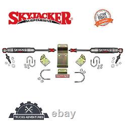 Amortisseur de direction Skyjacker 9203 Dual Kit adapté à Wrangler (JK) 07-18