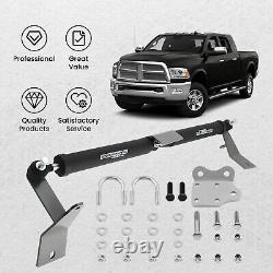 Amortisseur de direction double pour Dodge Ram 2500 3500 4WD 2003-2012 adapté à une hauteur de levage de 2 à 8 pouces.