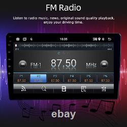 Autoradio double 2DIN Android 12 10.1 Pouces avec Radio RDS, Navigation, WiFi, Bluetooth, CarPlay