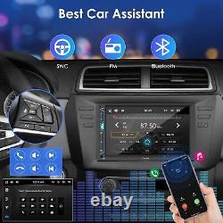 CARPURIDE Nouveau Autoradio Double Din 7 Pouces avec Apple Carplay et Android Auto sans Fil