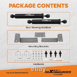 Dual stabilisateur de direction pour Ford F250 F350 4WD 1999-2004 Réduit le Bump Steer