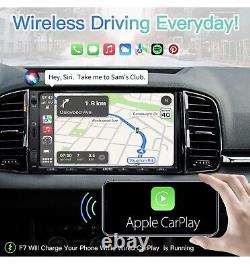 Stéréo de voiture ATOTO 7 pouces double DIN SiriusXM GPS Radio sans fil Android Auto Carplay